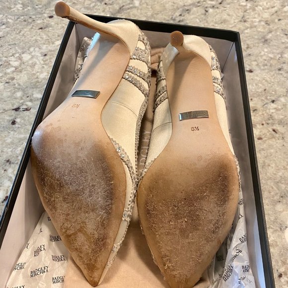 Badgley Mischka Rouge Heels - WEDDING OR HOLIDAY SPARKLE - Picture 7 of 7